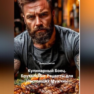 Обложка книги «Кулинарный Боец. Брутальные Рецепты для Настоящих Мужчин»