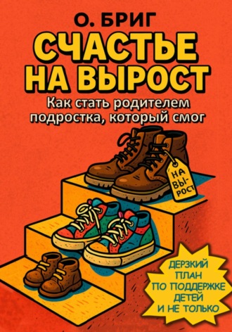 Обложка книги «Счастье на вырост. Как стать родителем подростка, который смог. Дерзкий план по поддержке детей и не только»