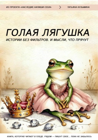 Обложка книги «Голая лягушка. Истории без фильтров. И мысли, что прячут»
