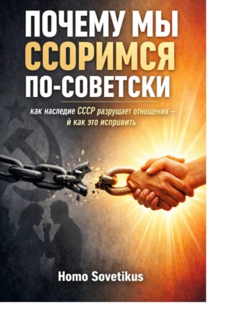 Обложка книги «Почему мы ссоримся по-советски: как наследие СССР разрушает отношения – и как это исправить»