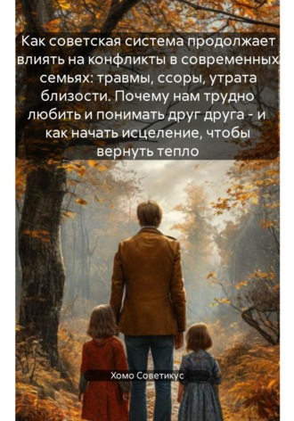 Хомо Советикус. Как советская система продолжает влиять на конфликты в современных семьях: травмы, ссоры, утрата близости. Почему нам трудно любить и понимать друг друга – и как начать исцеление, чтобы вернуть тепло