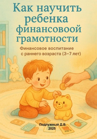Обложка книги «Как научить ребенка финансовой грамотности. Финансовое воспитание с раннего возраста (3-7 лет)»