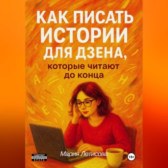 Обложка книги «Как писать истории для Дзена, которые читают до конца»