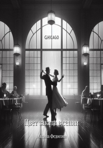 . Цвет заката в сепии