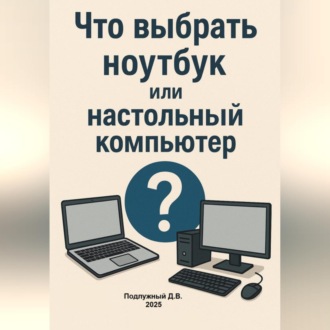 Обложка книги «Что выбрать ноутбук или настольный компьютер?»
