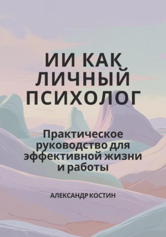Обложка книги «ИИ как личный психолог: практическое руководство для эффективной жизни и работы»