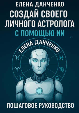 Обложка книги ««Создай своего личного астролога с помощью ИИ: Пошаговое руководство»»