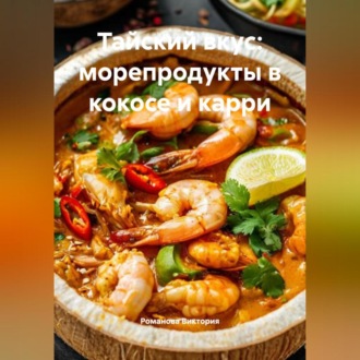 Обложка книги «Тайский вкус: морепродукты в кокосе и карри»