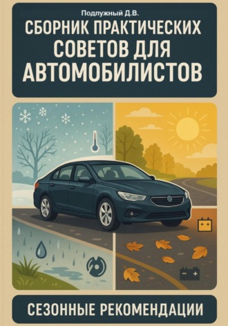 Обложка книги «Сборник практических советов для автомобилистов. Сезонные рекомендации»