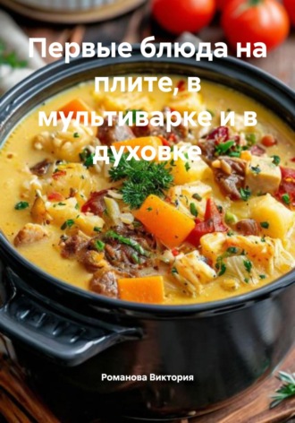 Обложка книги «Первые блюда на плите, в мультиварке и в духовке»