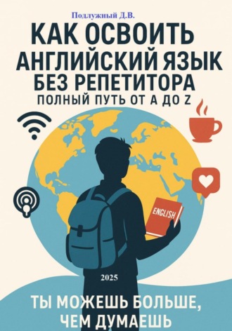 Обложка книги «Как освоить английский язык без репетитора: Полный путь от A до Z»