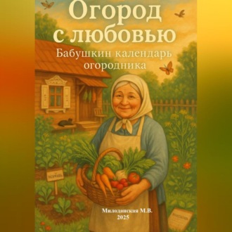 Обложка книги «Огород с любовью: Бабушкин календарь огородника»