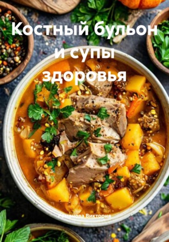Обложка книги «Костный бульон и супы здоровья»