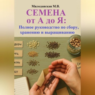 Обложка книги «Семена от А до Я: Полное руководство по сбору, хранению и выращиванию»