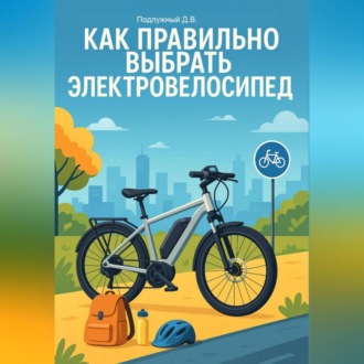 Обложка книги «Как правильно выбрать электровелосипед»