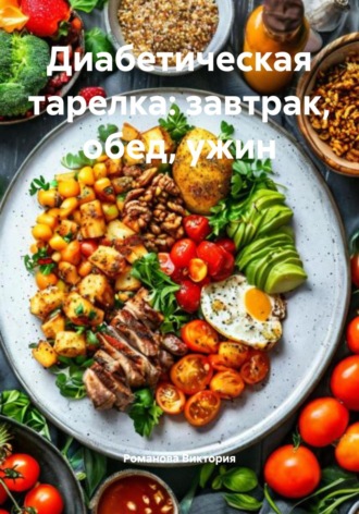 Обложка книги «Диабетическая тарелка: завтрак, обед, ужин»