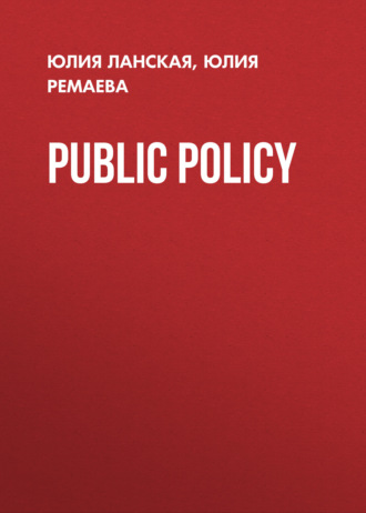 Обложка книги «Public Policy»