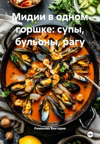Обложка книги «Мидии в одном горшке: супы, бульоны, рагу»