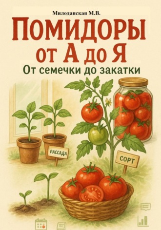 Обложка книги «Помидоры от А до Я: от семечки до закатки»