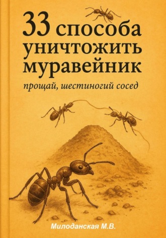 Обложка книги «33 способа уничтожить муравейник: прощай, шестиногий сосед»