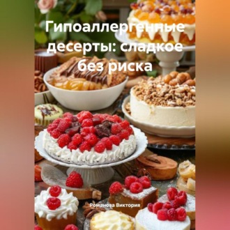 Обложка книги «Гипоаллергенные десерты: сладкое без риска»
