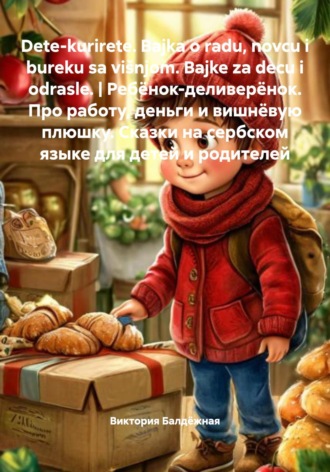 Виктория Балдёжная. Dete-kurirete. Bajka o radu, novcu i bureku sa višnjom. Bajke za decu i odrasle. | Ребёнок-деливерёнок. Про работу, деньги и вишнёвую плюшку. Сказки на сербском языке для детей и родителей