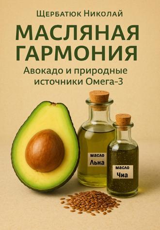 Обложка книги «Масляная гармония. Авокадо и природные источники Омега-3»