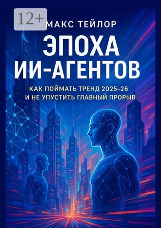 Обложка книги «Эпоха ИИ-агентов. Как поймать тренд 2025—26 и не упустить главный прорыв»