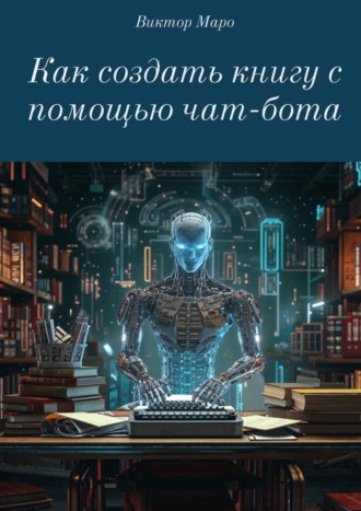 Обложка книги «Как создать книгу с помощью чат-бота»