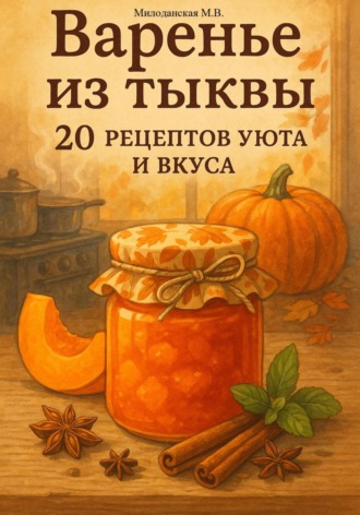 Обложка книги «Варенье из тыквы: 20 рецептов уюта и вкуса»