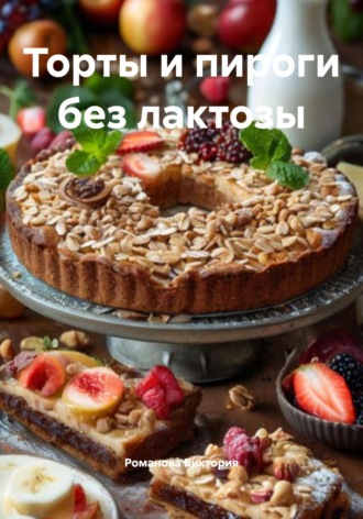 Обложка книги «Торты и пироги без лактозы»