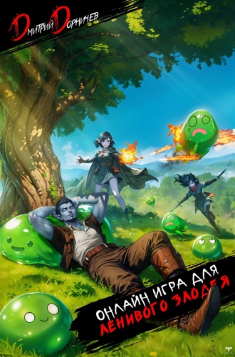 Обложка книги «Онлайн игра для ленивого злодея»