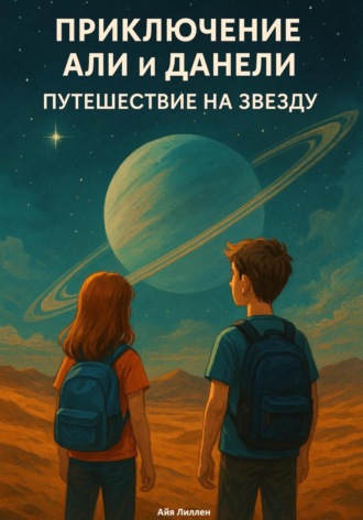 Обложка книги «Али и Данели путешествие на звезду»