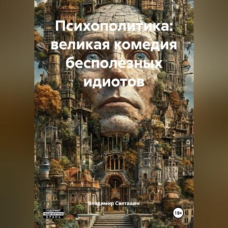 Обложка книги «Психополитика: великая комедия бесполезных идиотов»