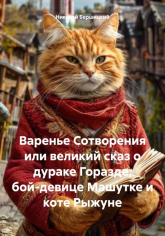 Обложка книги «Варенье Сотворения или великий сказ о дураке Горазде, бой-девице Машутке и коте Рыжуне»