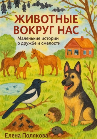 Обложка книги «Животные вокруг нас, маленькие истории о дружбе и смелости»