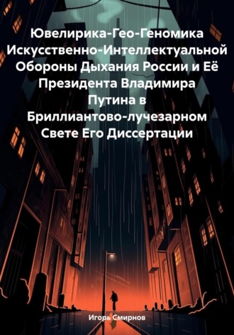 Обложка книги «Ювелирика-Гео-Геномика Искусственно-Интеллектуальной Обороны Дыхания России и Её Президента Владимира Путина в Бриллиантово-лучезарном Свете Его Диссертации»