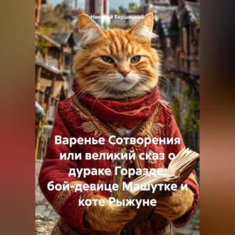 Обложка книги «Варенье Сотворения или великий сказ о дураке Горазде, бой-девице Машутке и коте Рыжуне»
