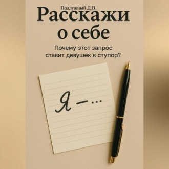 Обложка книги «Расскажи о себе – Почему этот запрос ставит девушек в ступор?»
