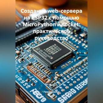 Обложка книги «Создание web-сервера на ESP32 с помощью MicroPython и socket: практическое руководство»