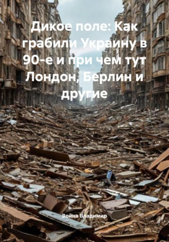 Обложка книги «Дикое поле: Как грабили Украину в 90-е и при чем тут Лондон, Берлин и другие»