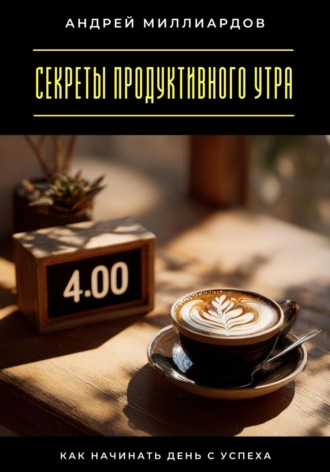 Обложка книги «Секреты продуктивного утра. Как начинать день с успеха»