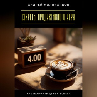 Обложка книги «Секреты продуктивного утра. Как начинать день с успеха»