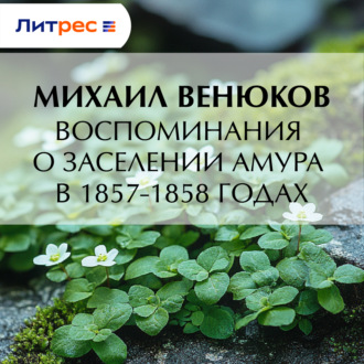 Обложка книги «Воспоминания о заселении Амура в 1857-1858 годах»