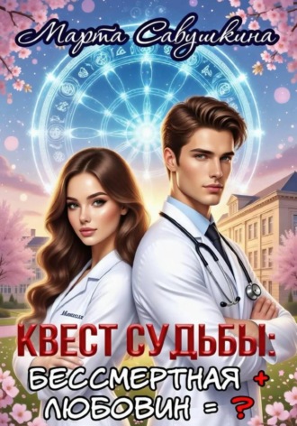 Обложка книги «КВЕСТ СУДЬБЫ: Бессмертная + Любовин=?»