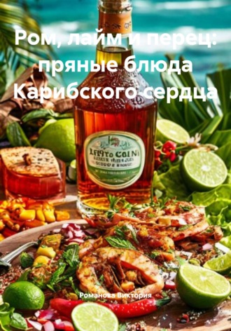 Обложка книги «Ром, лайм и перец: пряные блюда Карибского сердца»