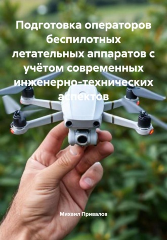 Обложка книги «Подготовка операторов беспилотных летательных аппаратов с учётом современных инженерно-технических аспектов»