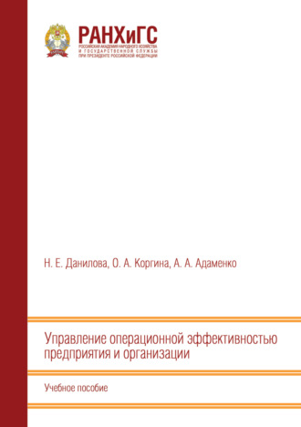 Обложка книги «Управление операционной эффективностью предприятия и организации»