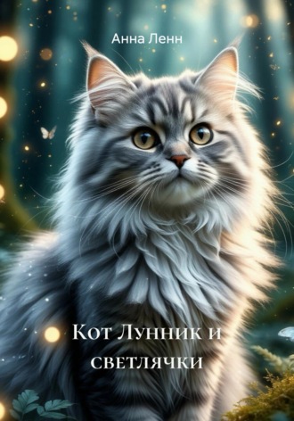 Обложка книги «Кот Лунник и светлячки»