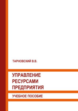 Обложка книги «Управление ресурсами предприятия»
